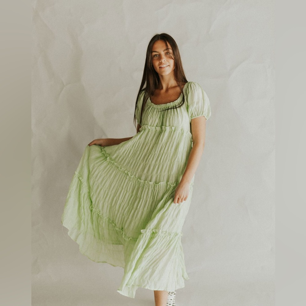 Never Worn Green Maxi Dress